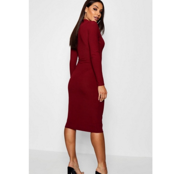 NWOT ASOS | Ribbed Bodycon Dress - Picture 4 of 8